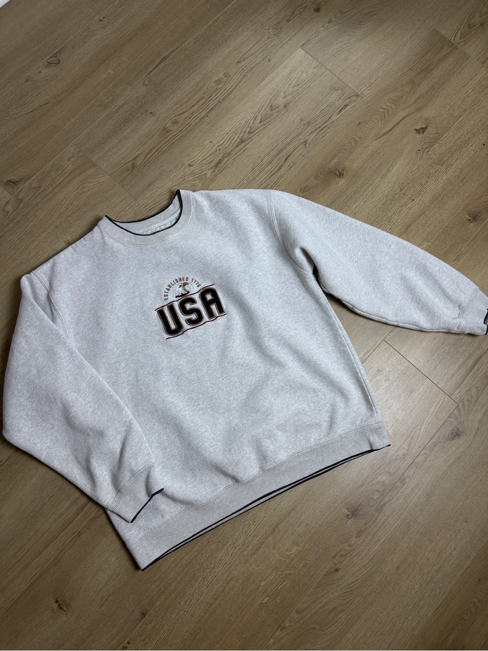 Vintage Croft and Barrow sports USA Graphic Crewneck Sweat shot size L